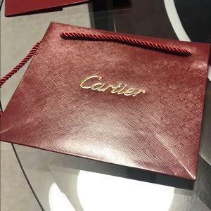 Cartier shopping bag
